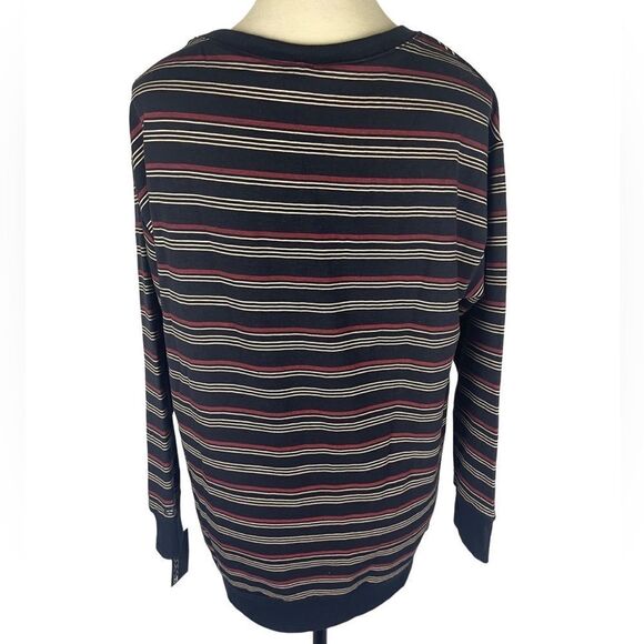 Joe's Women’s Sweatshirt Small Stripe Round NeckRelaxed Lg Sleeve Pullover Sz S - Picture 5 of 7